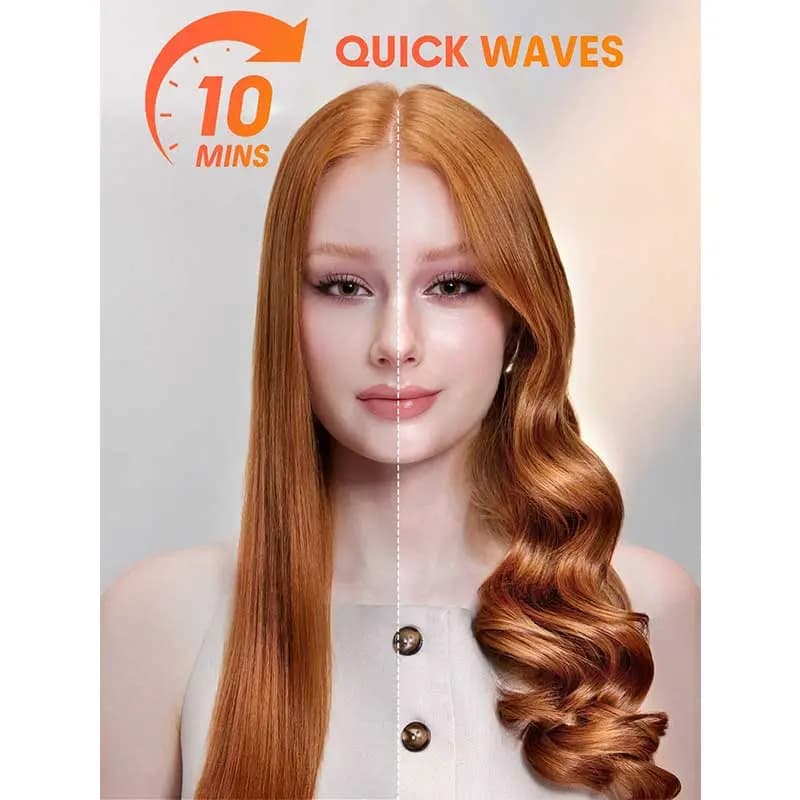 فر کننده مو شیگلم سایز 25 میلیمتر مدل SHEGLAM ONE-TOUCH